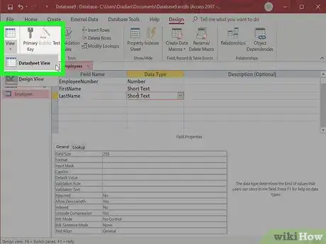 Imagen titulada Make a Database Using MS Access Step 11