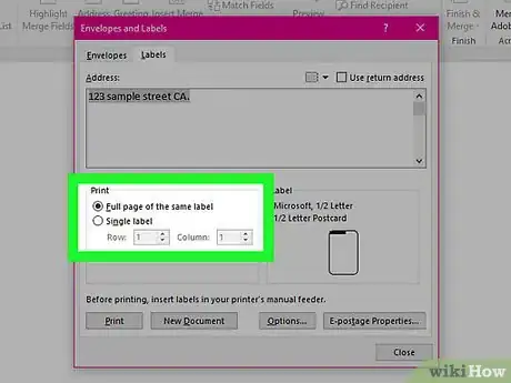 Imagen titulada Create Labels in Microsoft Word Step 15