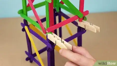 Imagen titulada Build a Popsicle Stick Tower Step 13