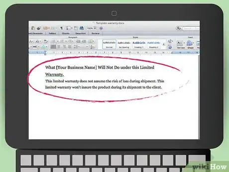 Imagen titulada Draft a Warranty Step 10