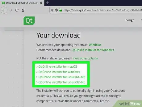 Imagen titulada Install Qt SDK on Microsoft Windows Step 1