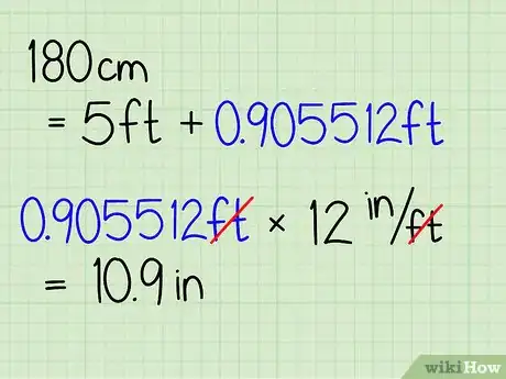 Imagen titulada Convert Human Height in Centimeters to Feet Step 8