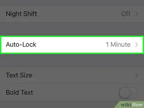 Imagen titulada Change Auto Lock Time on an iPhone Step 3