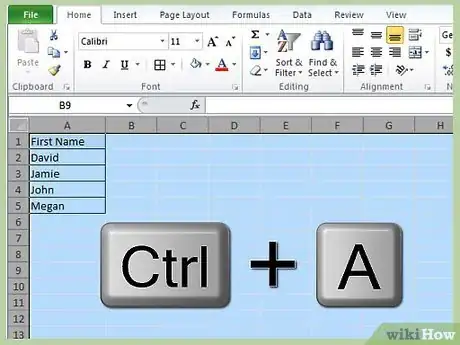 Imagen titulada Alphabetize Cells in Excel Step 6