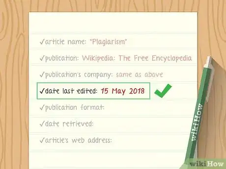 Imagen titulada Cite a Wikipedia Article in MLA Format Step 4