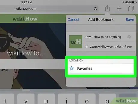 Imagen titulada Add a Bookmark in Safari Step 6