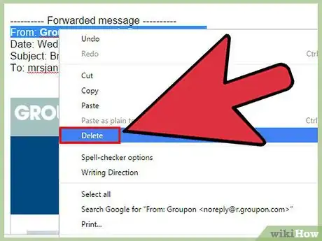 Imagen titulada Forward an Email Step 12