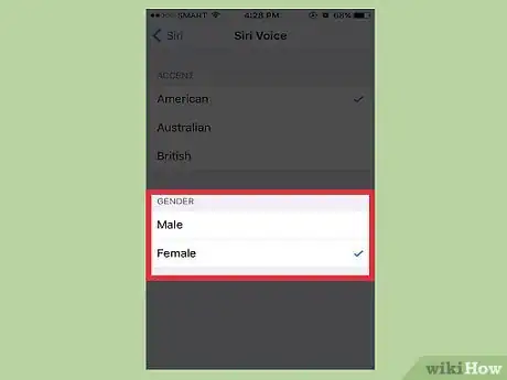 Imagen titulada Change Siri's Voice on an iPhone Step 6