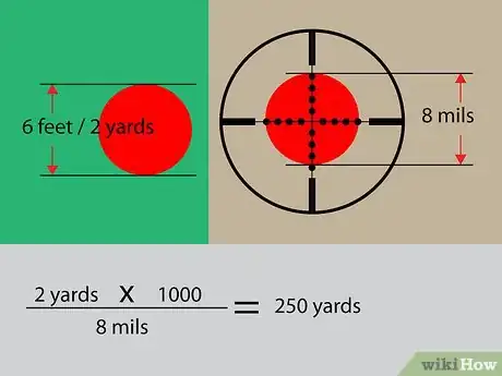 Imagen titulada Calculate Distances With a Mil Dot Rifle Scope Step 5Bullet1