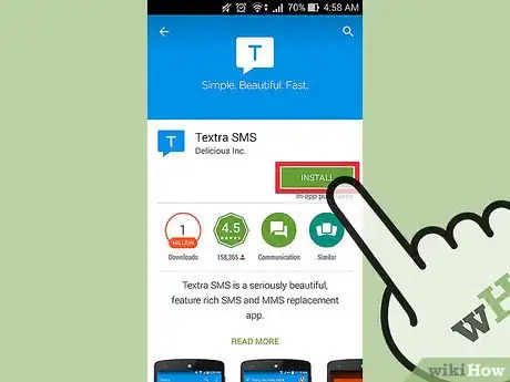 Imagen titulada Change the Default Text Messaging App on an Android Phone Step 1