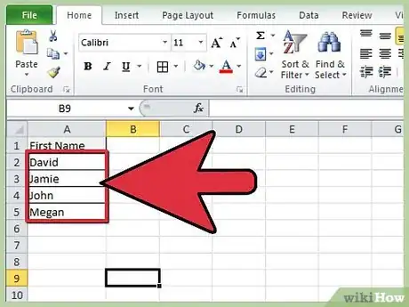 Imagen titulada Alphabetize Cells in Excel Step 4