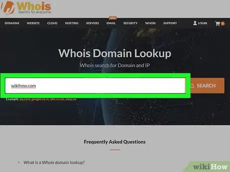 Imagen titulada Find Out Who Registered a Domain Step 2