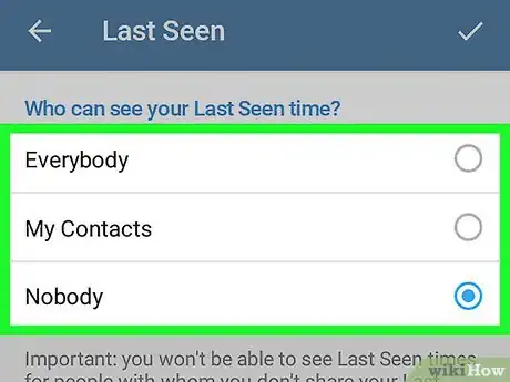 Imagen titulada Hide Last Seen on Telegram on Android Step 6