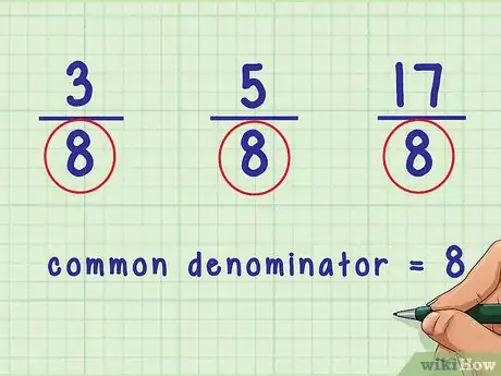 Imagen titulada Add Fractions With Like Denominators Step 2