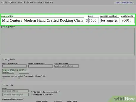 Imagen titulada Sell Furniture on Craigslist Step 8