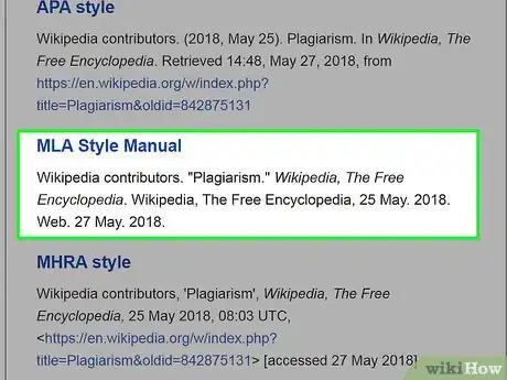 Imagen titulada Cite a Wikipedia Article in MLA Format Step 13