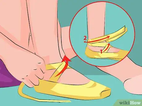 Imagen titulada Tie Pointe Shoes Step 4