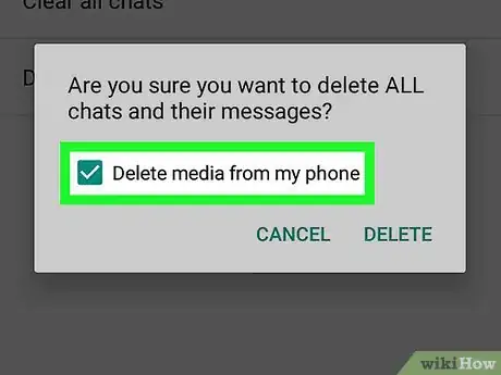 Imagen titulada Delete All Media on WhatsApp Step 13