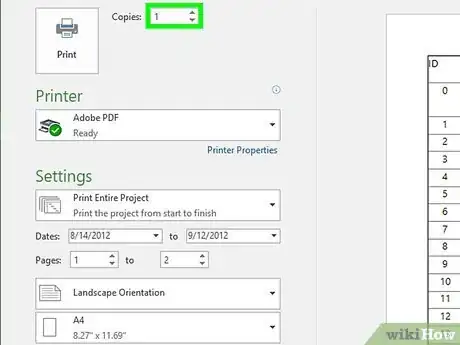 Imagen titulada Print a Gantt Chart in Microsoft Project Step 12