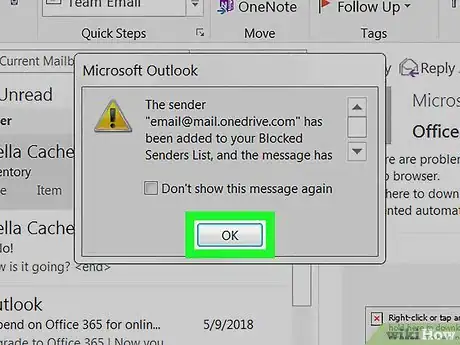 Imagen titulada Stop Junk Mail in Outlook on PC or Mac Step 17