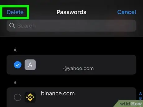 Imagen titulada Delete Saved Passwords from the iCloud Keychain on iPhone or iPad Step 7