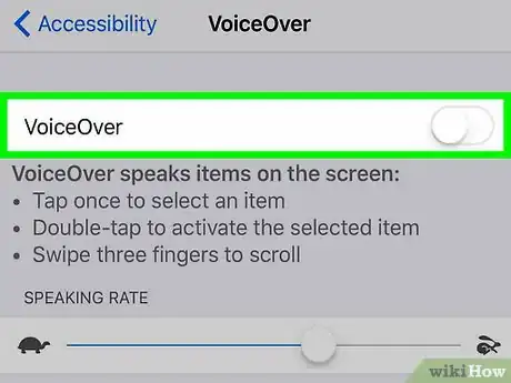 Imagen titulada Turn Off VoiceOver on Your iPhone Step 1