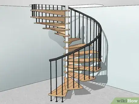 Imagen titulada Build Spiral Stairs Step 15