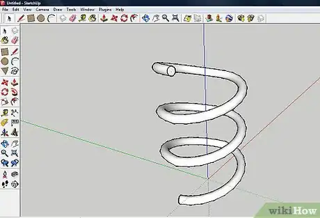 Imagen titulada Make a Spring in SketchUp Step 17