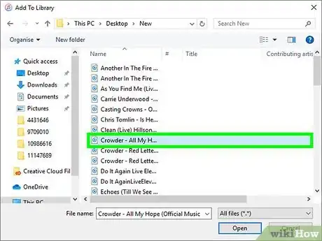 Imagen titulada Add MP3 to iTunes Step 13