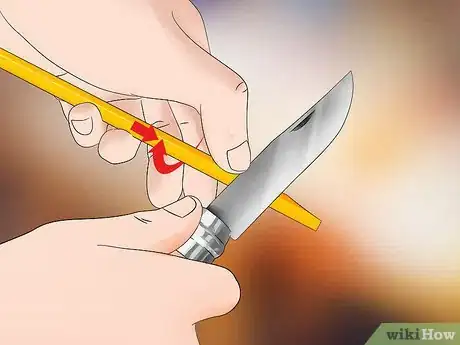 Imagen titulada Sharpen a Pencil With a Knife Step 7