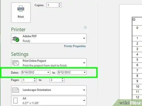 Imagen titulada Print a Gantt Chart in Microsoft Project Step 10