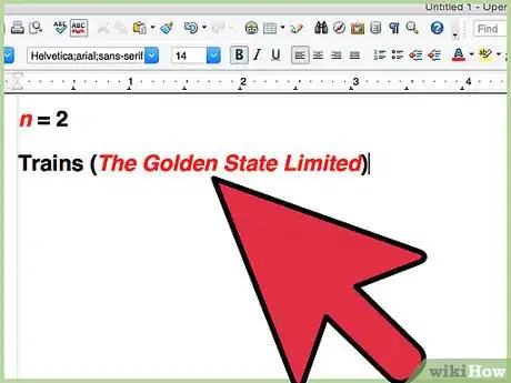 Imagen titulada Italicize Step 14