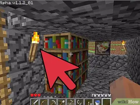 Imagen titulada Make a Bookshelf in Minecraft Step 9