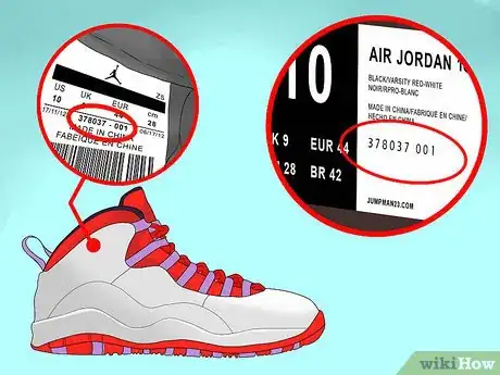 Imagen titulada Tell if Jordans Are Fake Step 5