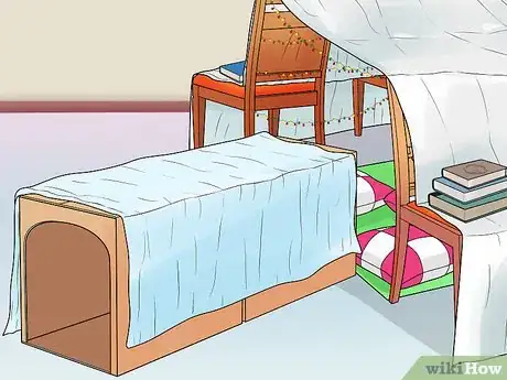 Imagen titulada Make a Blanket Fort Step 9