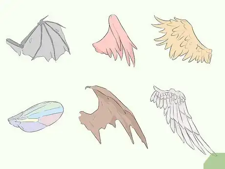 Imagen titulada Draw Anime Wings Step 10