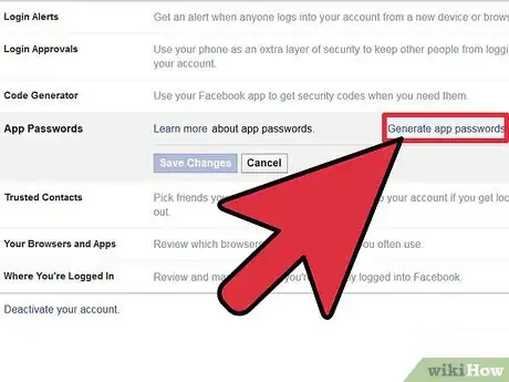 Imagen titulada Edit Your Security Settings on Facebook Step 7