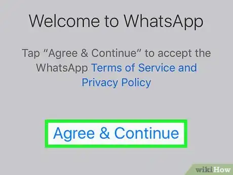 Imagen titulada Verify a Phone Number on WhatsApp Step 2