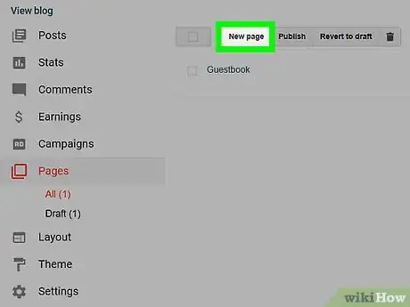 Imagen titulada Add a Page to Blogger Step 8