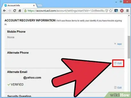 Imagen titulada Change Your Account Recovery Settings on AOL Mail Step 6