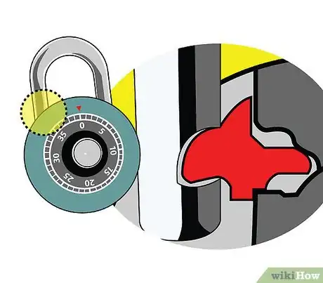 Imagen titulada Open Combination Locks Without a Code Step 9