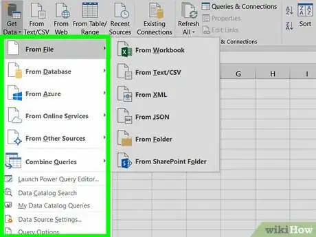 Imagen titulada Activate Power Query in Excel 2016 Step 5