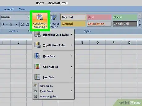 Imagen titulada Apply Conditional Formatting in Excel Step 4