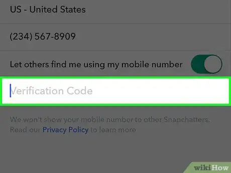 Imagen titulada Change Your Phone Number in Snapchat Step 9