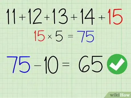 Imagen titulada Add 5 Consecutive Numbers Quickly Step 8