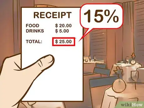 Imagen titulada Tip Your Server at a Restaurant Step 1
