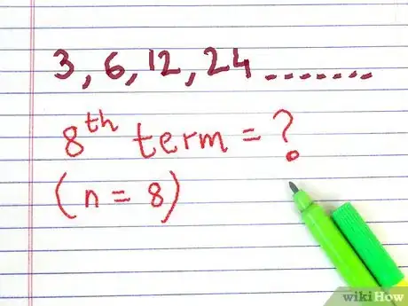 Imagen titulada Find Any Term of a Geometric Sequence Step 3