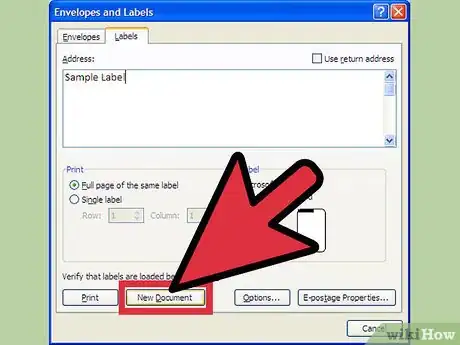 Imagen titulada Create Labels Using Microsoft Word 2007 Step 11