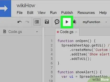 Imagen titulada Run a Script on Google Sheets Step 7