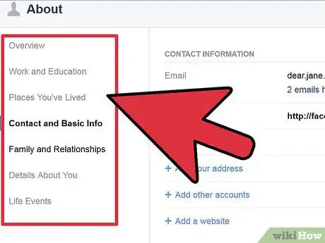 Imagen titulada Edit Personal Information on Facebook Step 5